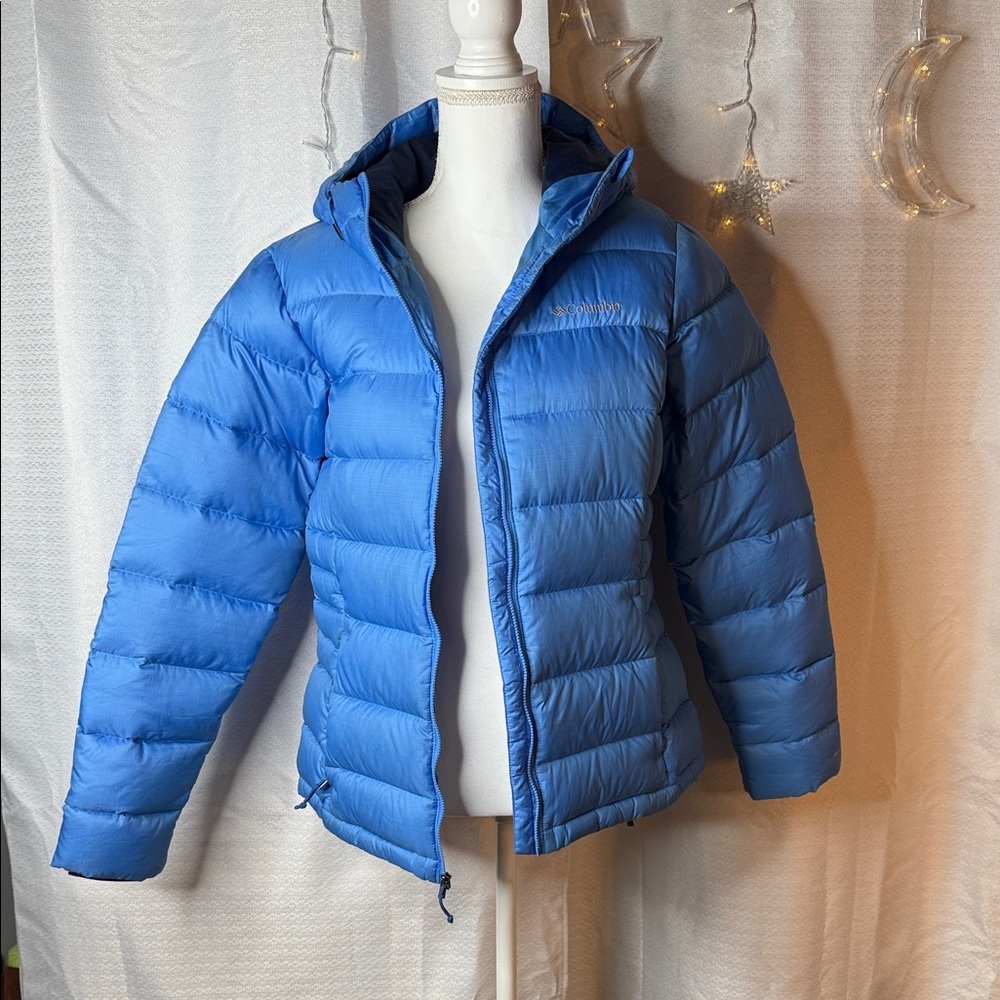 Columbia Sky Blue Quilted Jacket
